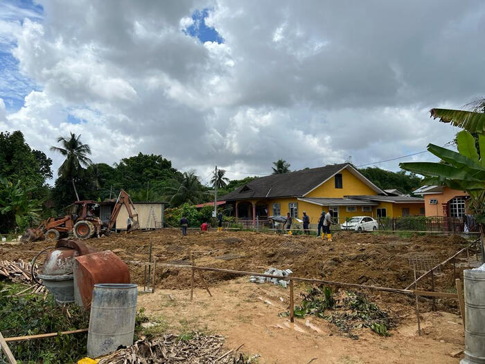 Semasa Pembinaan (Footing)